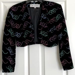 Vintage 80’s Bolero Velvet Jacket